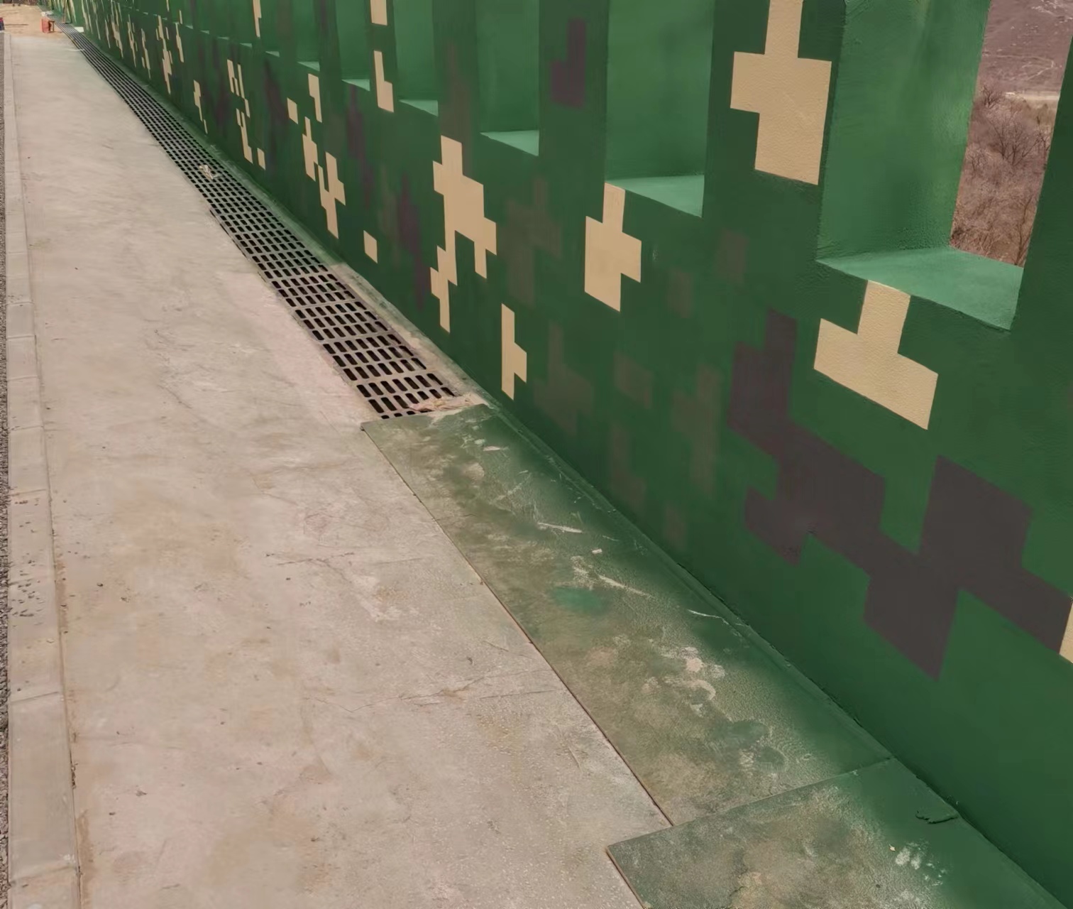 乐山围墙迷彩喷涂,数迷彩漆